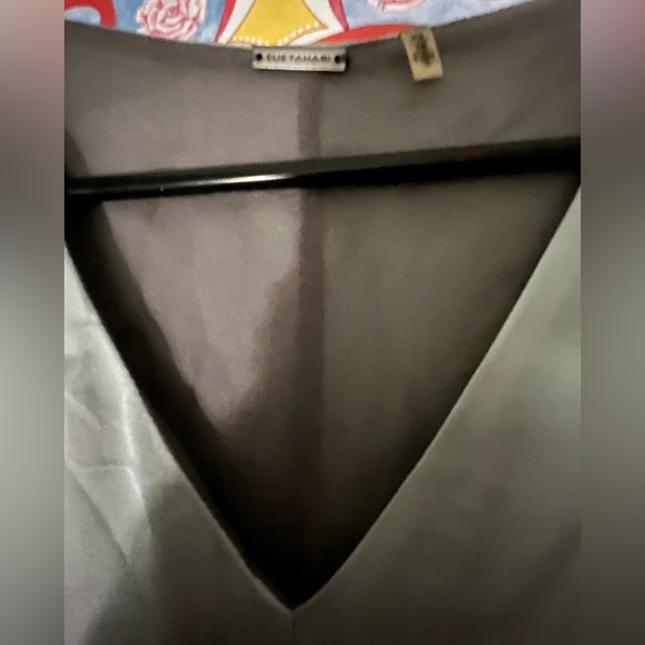 100% Silk Tahari Size 10 Standard Measurements Designer Beautiful Dress - Picture 4 of 8